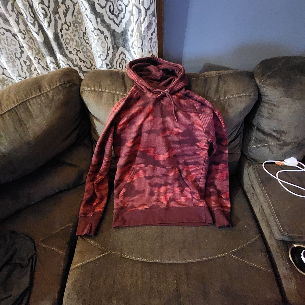 Red Camouflage Hoodie
